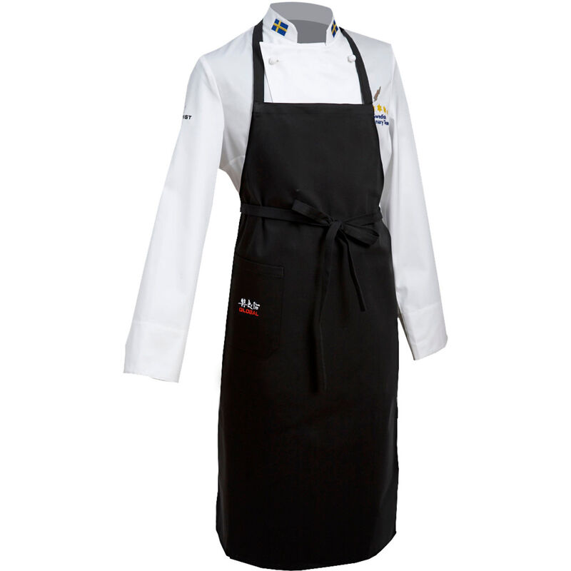 G-90005 Bröstlappsförkläde med Midjeficka