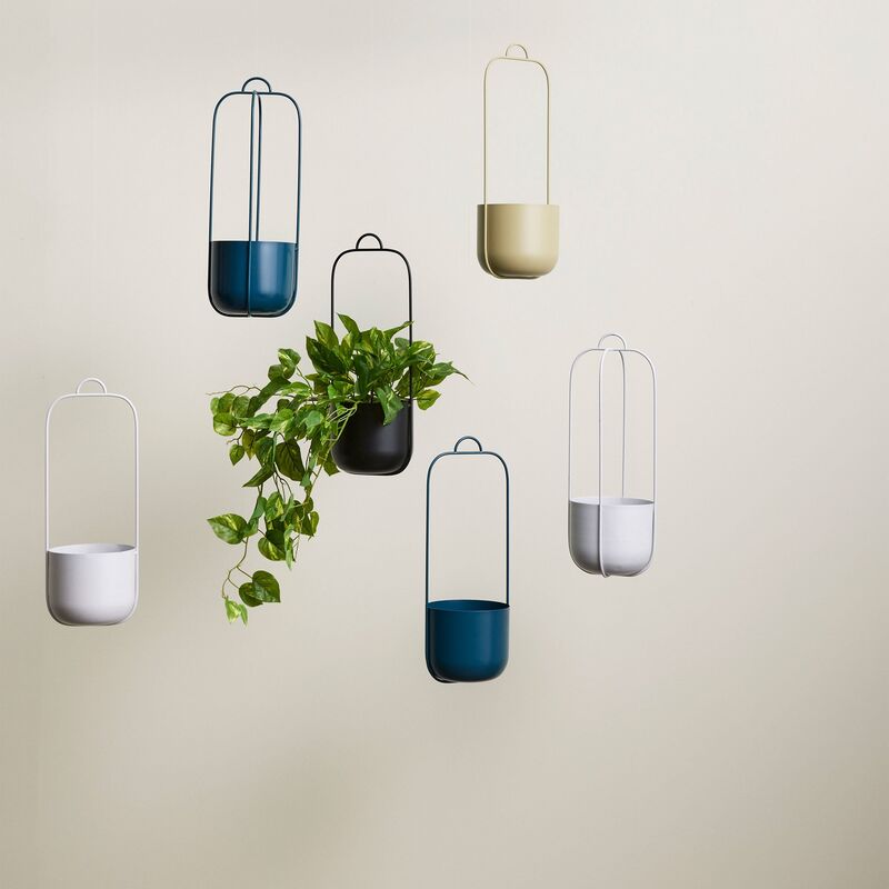 Lotus hængepotte 2-pak, khaki