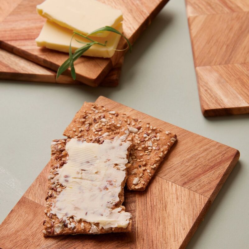 Smörbricka 4-pack, akaciaträ