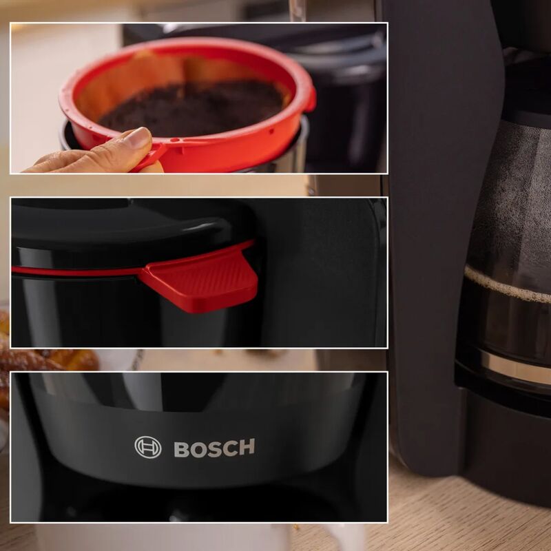 MyMoment -kahvinkeitin lasikannulla, musta