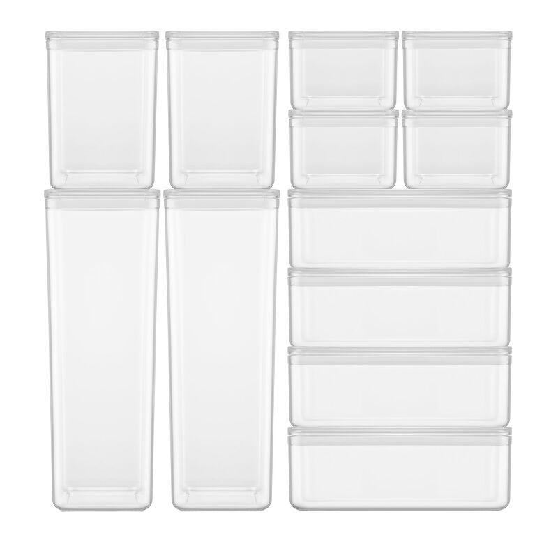 Canteen opbevaringsbeholder 12 dele, tranperant