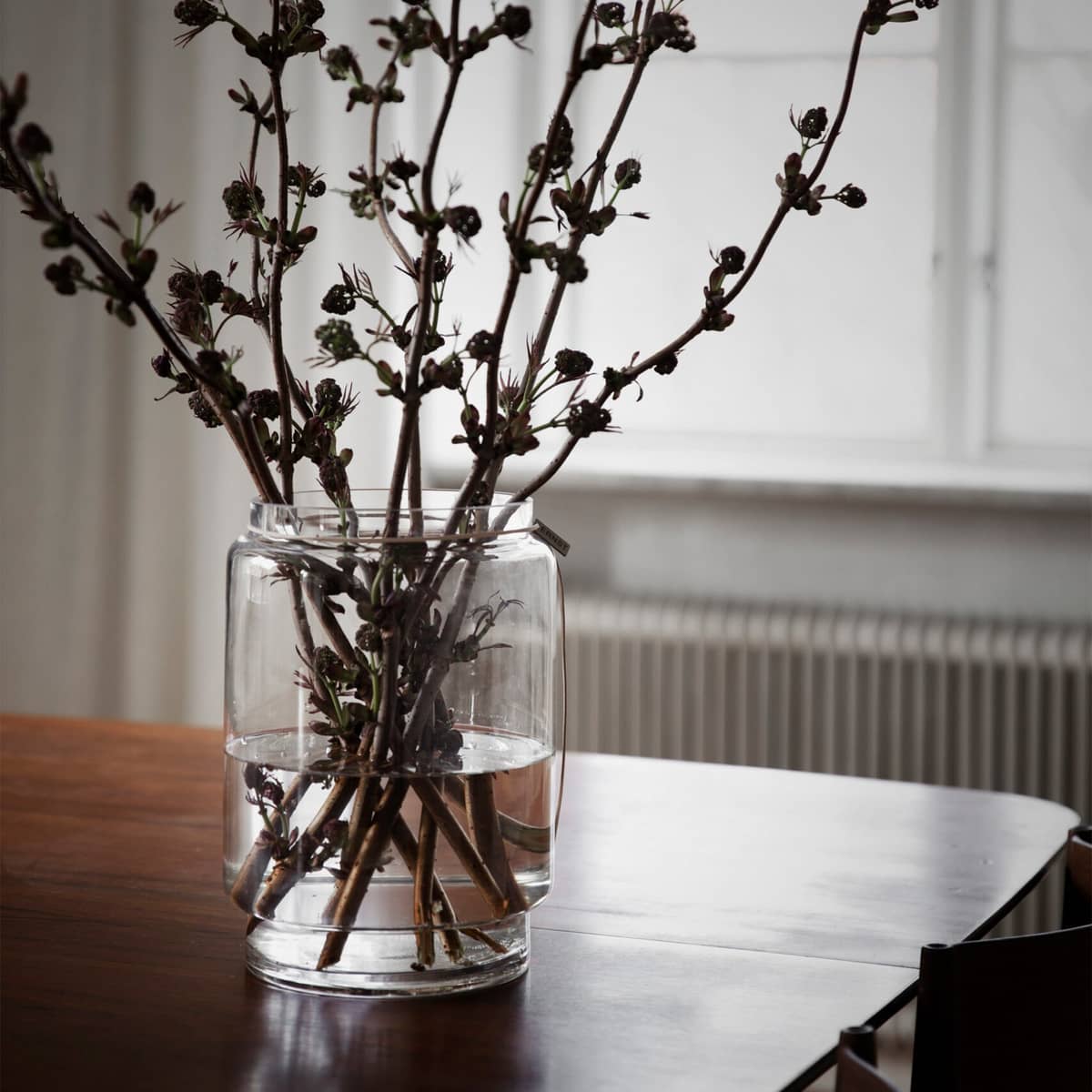 Glassvase, 28 cm