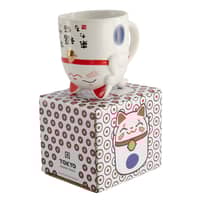 Kawaii Lucky Cat krus 35 cl, blå