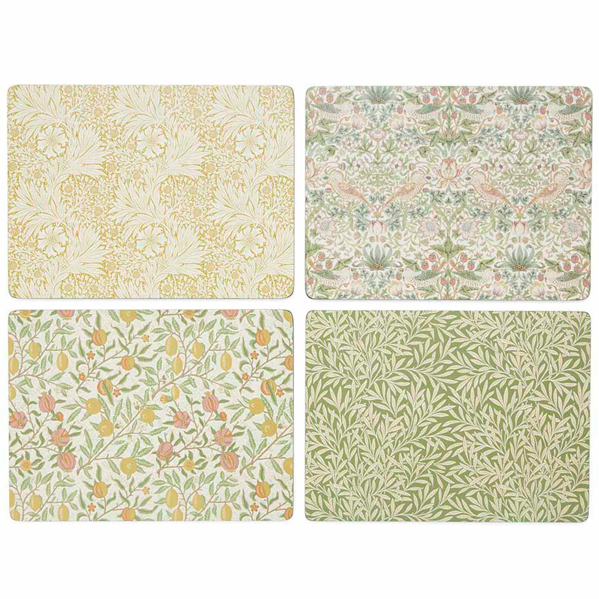 Spode Morris og Co Simply Mixed bordbrikker 4-pakning