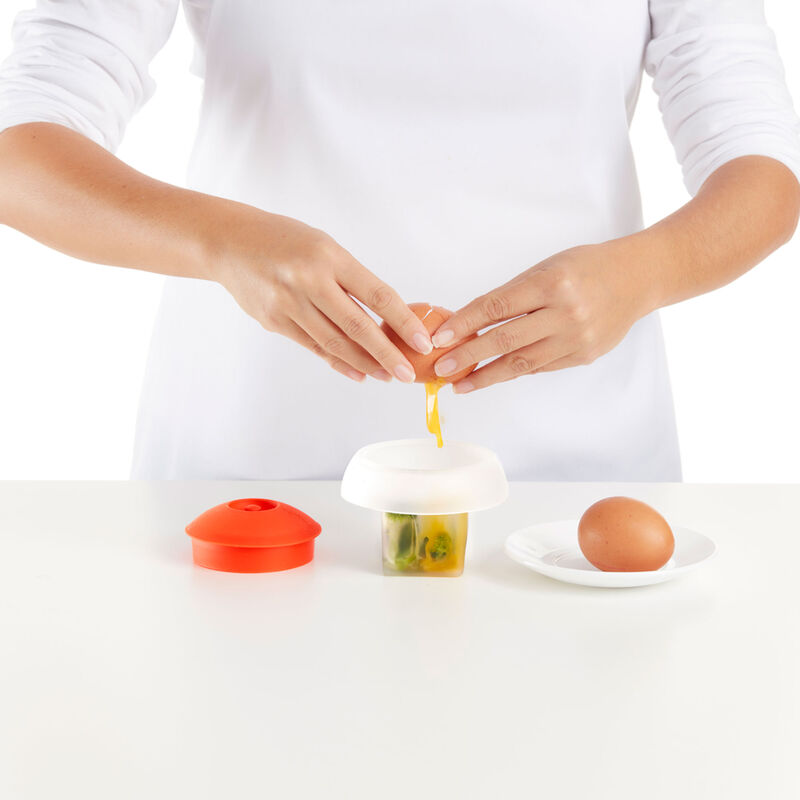 Firkantet æggepocherer, rød