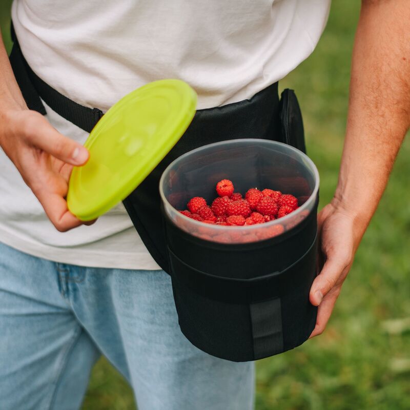 Bærplukkerbælte & spand 3,6 liter