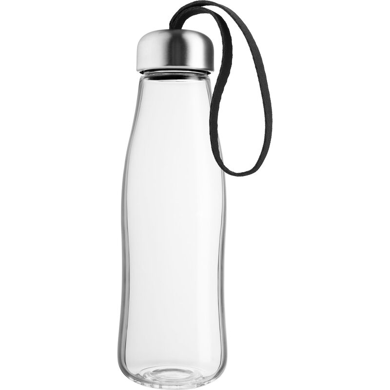 Drikkeflaske Glass 0,5 liter, Svart