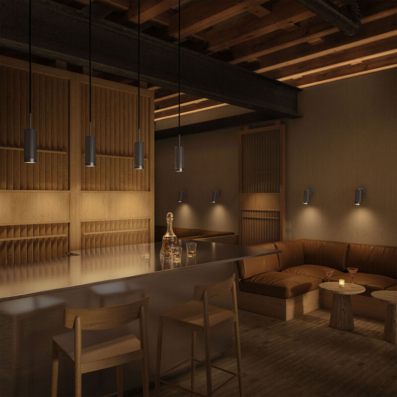 Hölster pendellampa, nickel