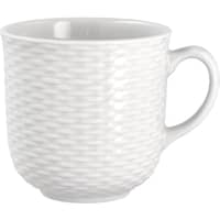 Basket mugg 37 cl, vit