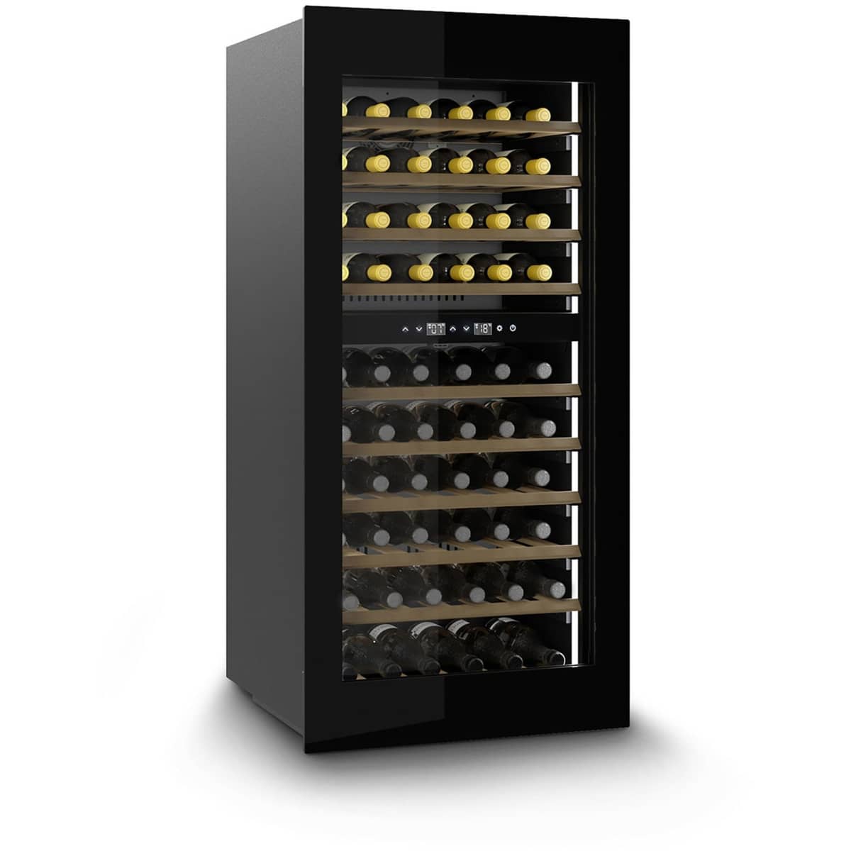 WineDeluxe WD 60 viinikaappi 60 pullolle, musta