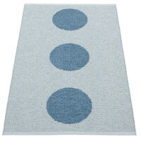 Pappelina Vera Pop teppe 70 × 120 cm, river/blue fog