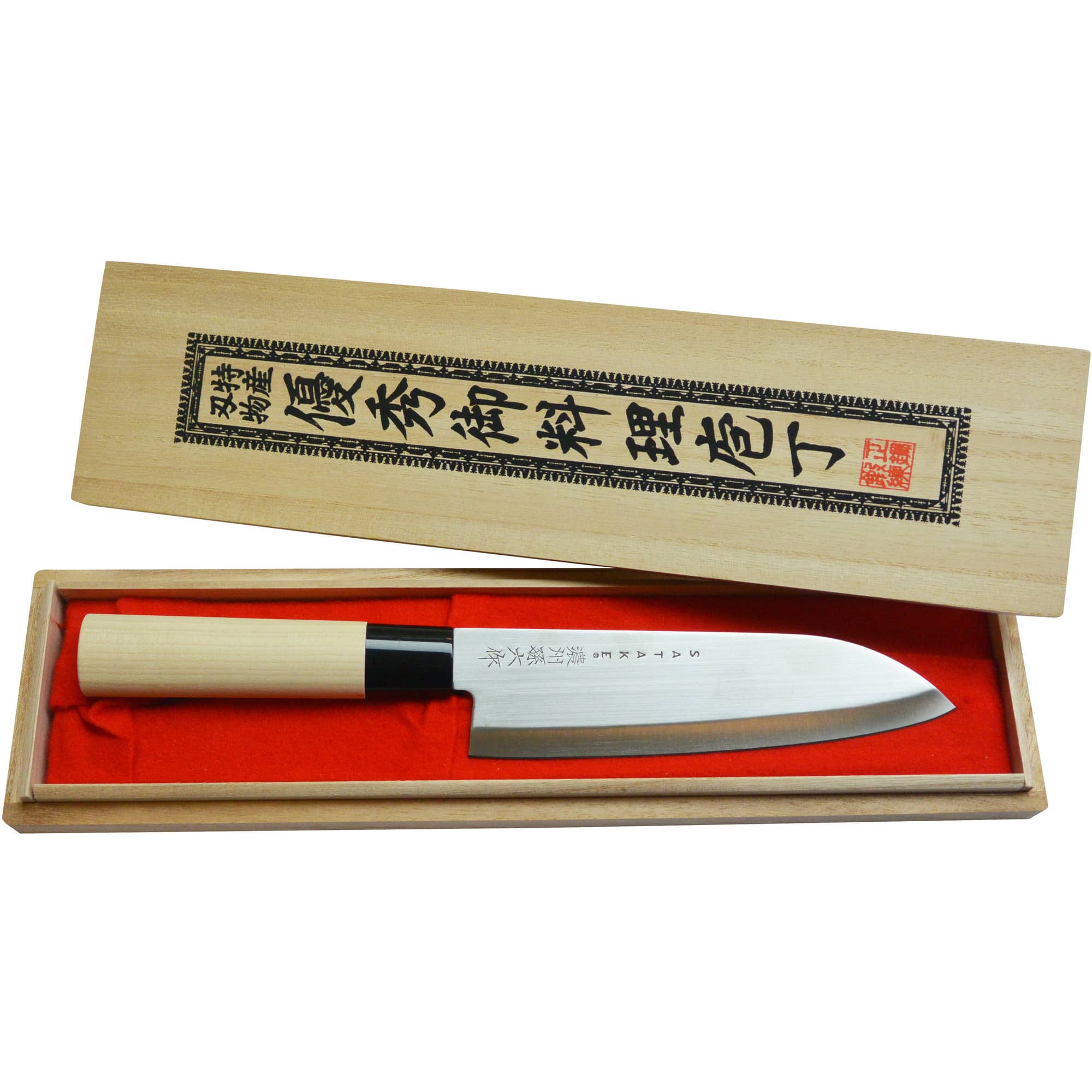 Houcho kokkekniv i balsaboks 17 cm