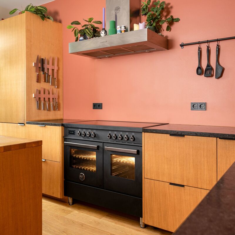 PRO105I2ECAT Professional induktionskomfur med dobbeltovn, 100 cm, sort