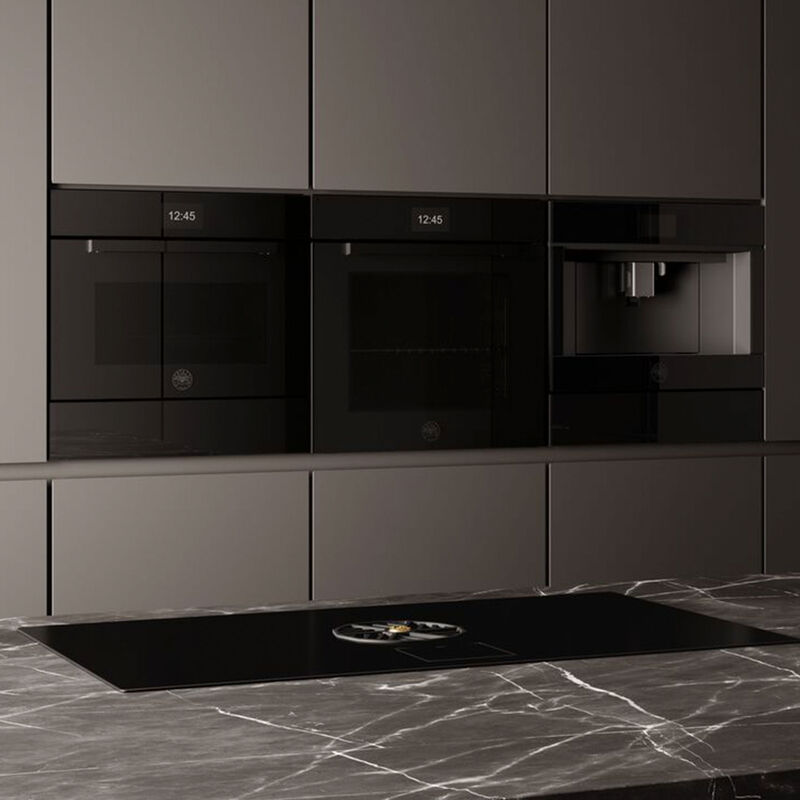 FMOD4077MTB3 Modern kombiovn med mikrobølgefunktion, sort glas