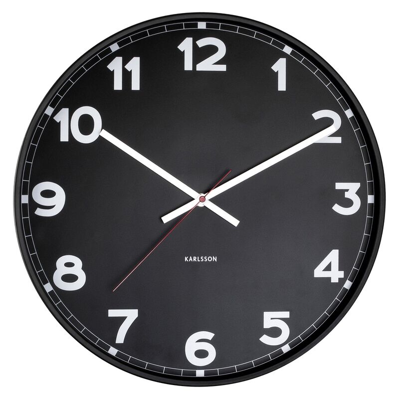 New Classic väggklocka 40,5 cm, svart