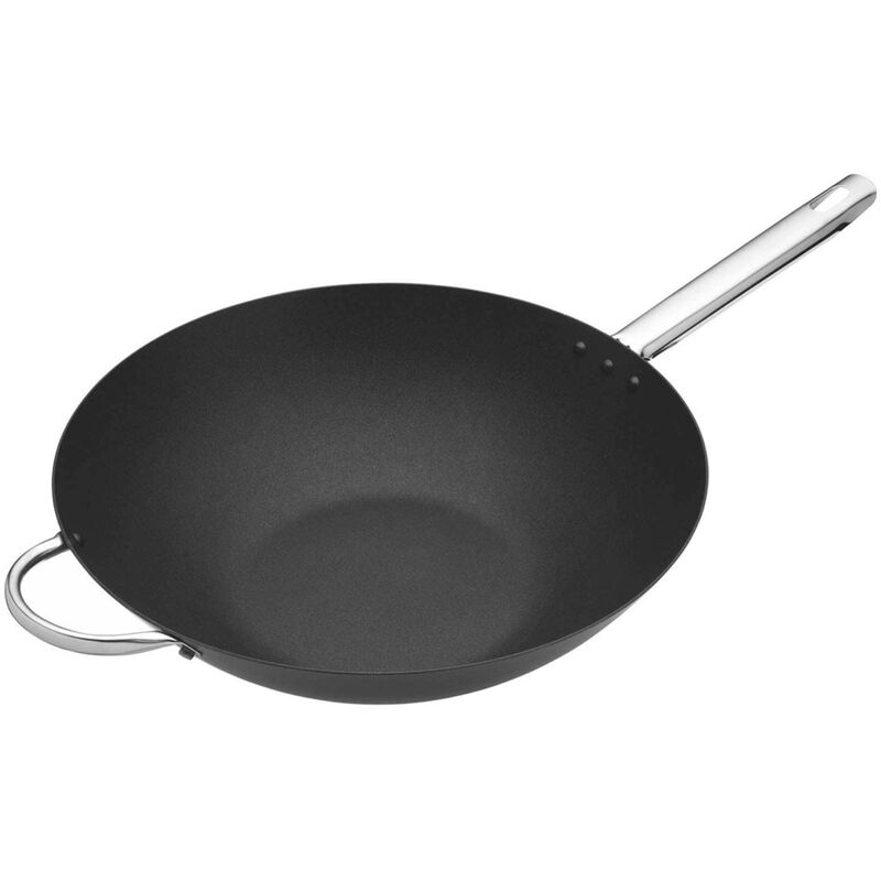 Professionell wok kolstål 35,5 cm Non-stick