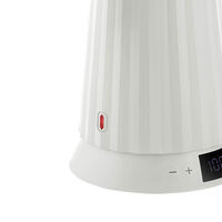 Plissé Vattenkokare med temperaturkontroll 1,7 liter, vit