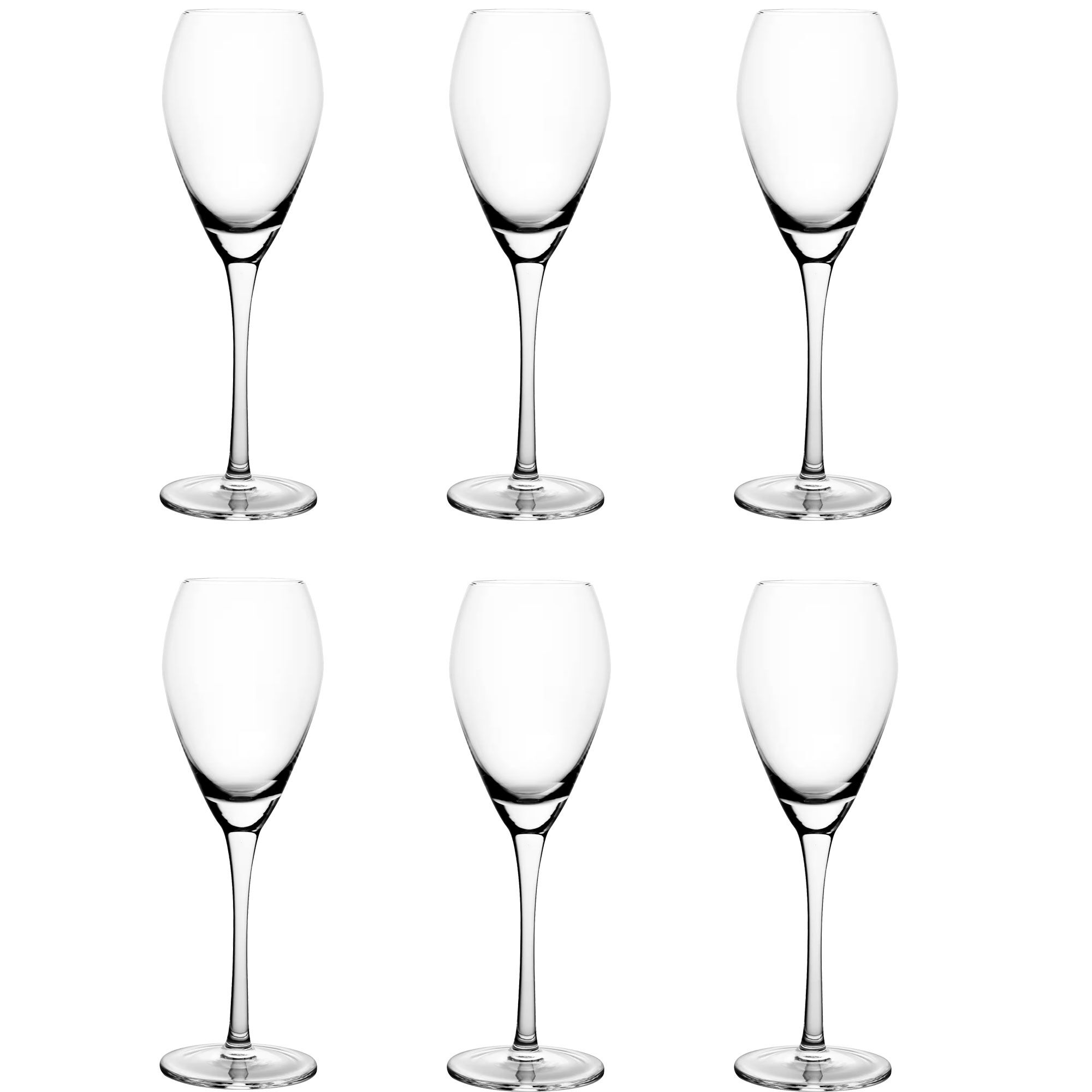 champagneglas 16 cl 6-pack