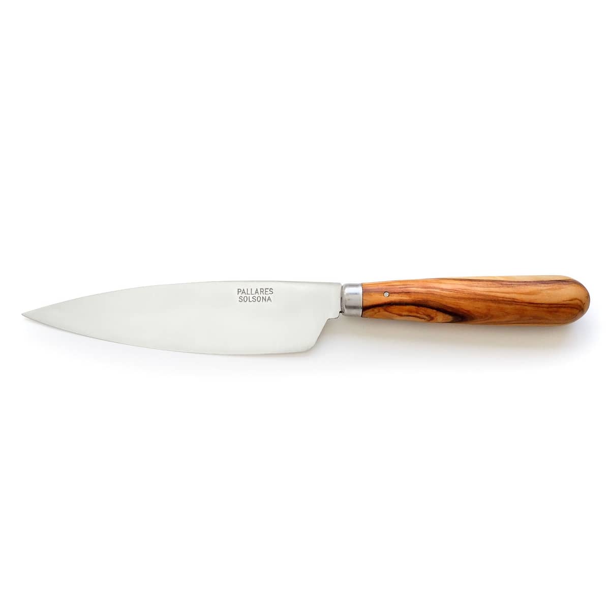 Kökskniv 9 cm, rostfritt stål/olivträ