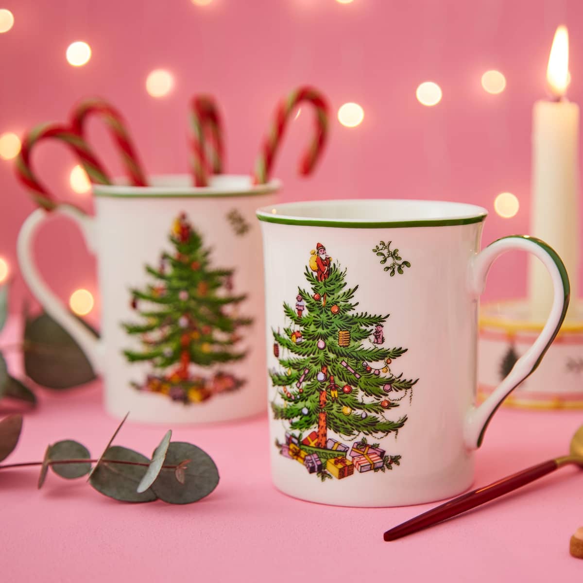 Christmas Tree mugg 4-pack