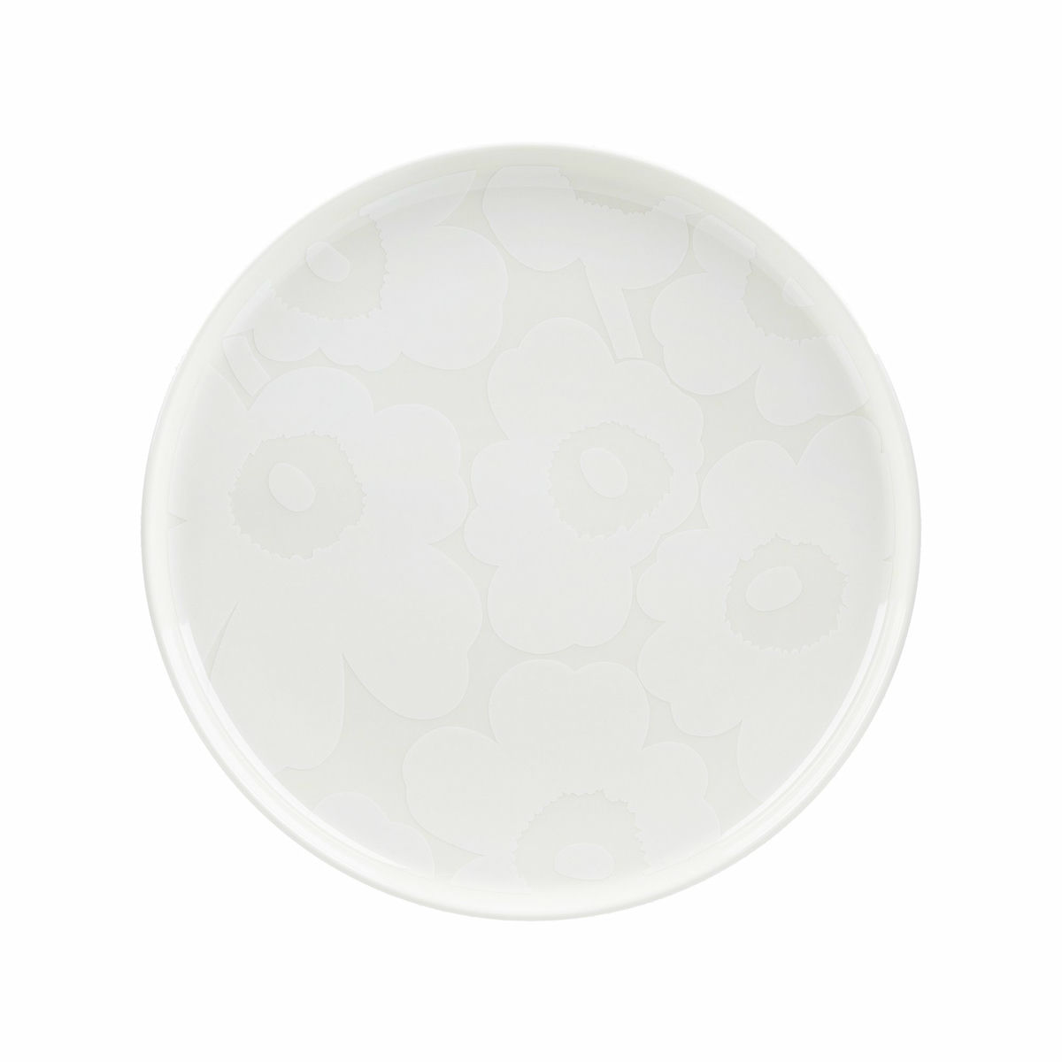 Unikko tallrik 25 cm, white
