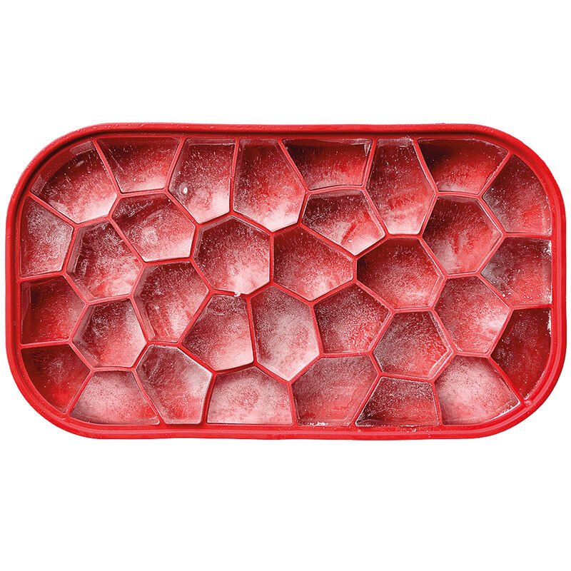 Isbitsbehållare, röd