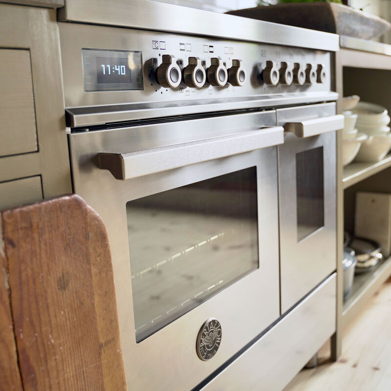 Professional hvitevarepakke 90 cm, rustfritt stål