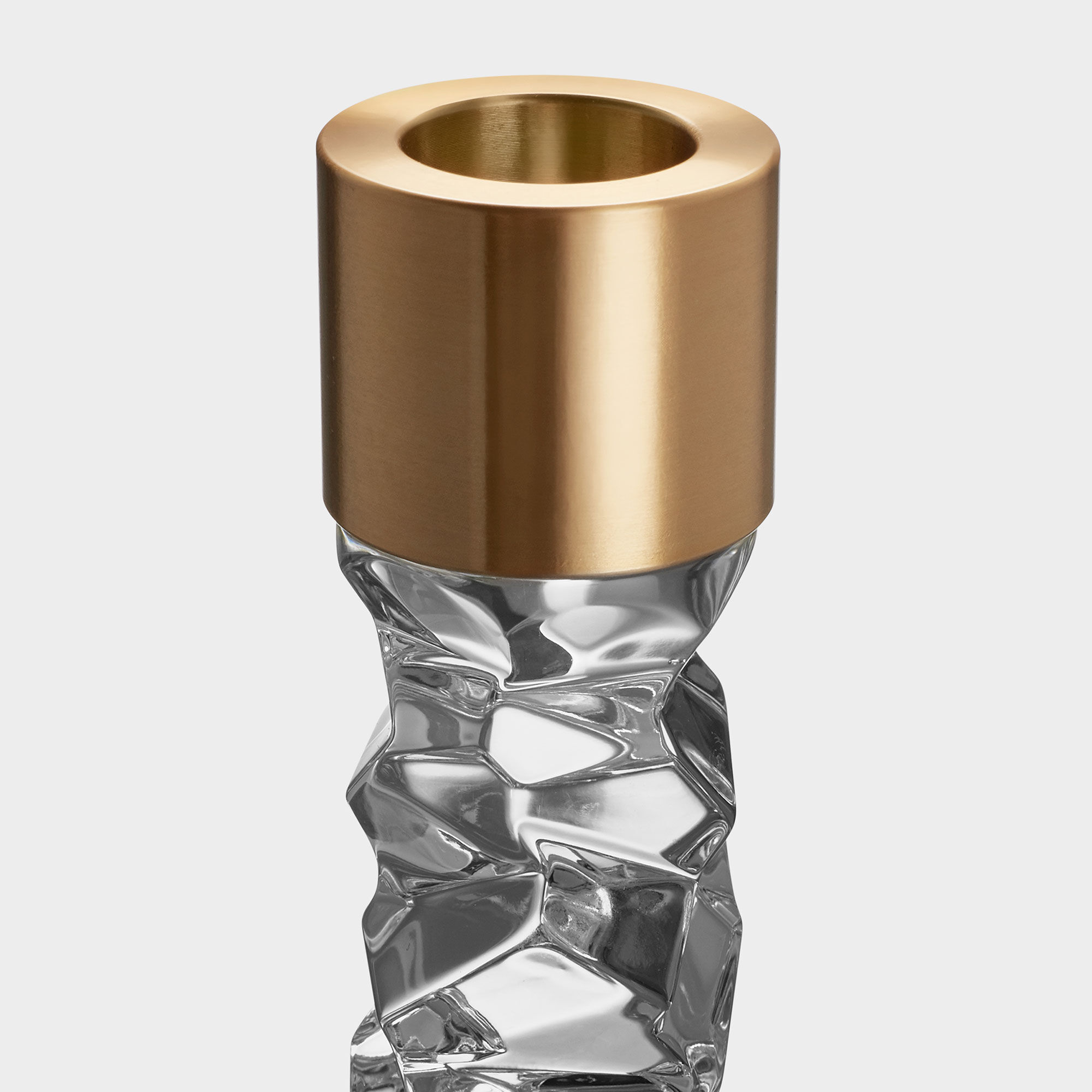 Carat Ljusstake H 18,3 cm Mässing