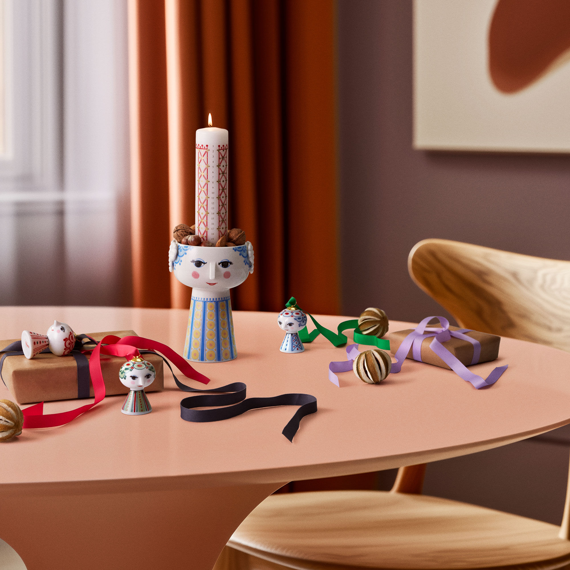 Bjørn Wiinblad Eva juledekorasjon 2025 7,5 cm, grønn