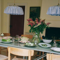 Confetti tallerken 24 cm, vanilla