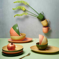 Confetti salatskål 23 cm, apricot