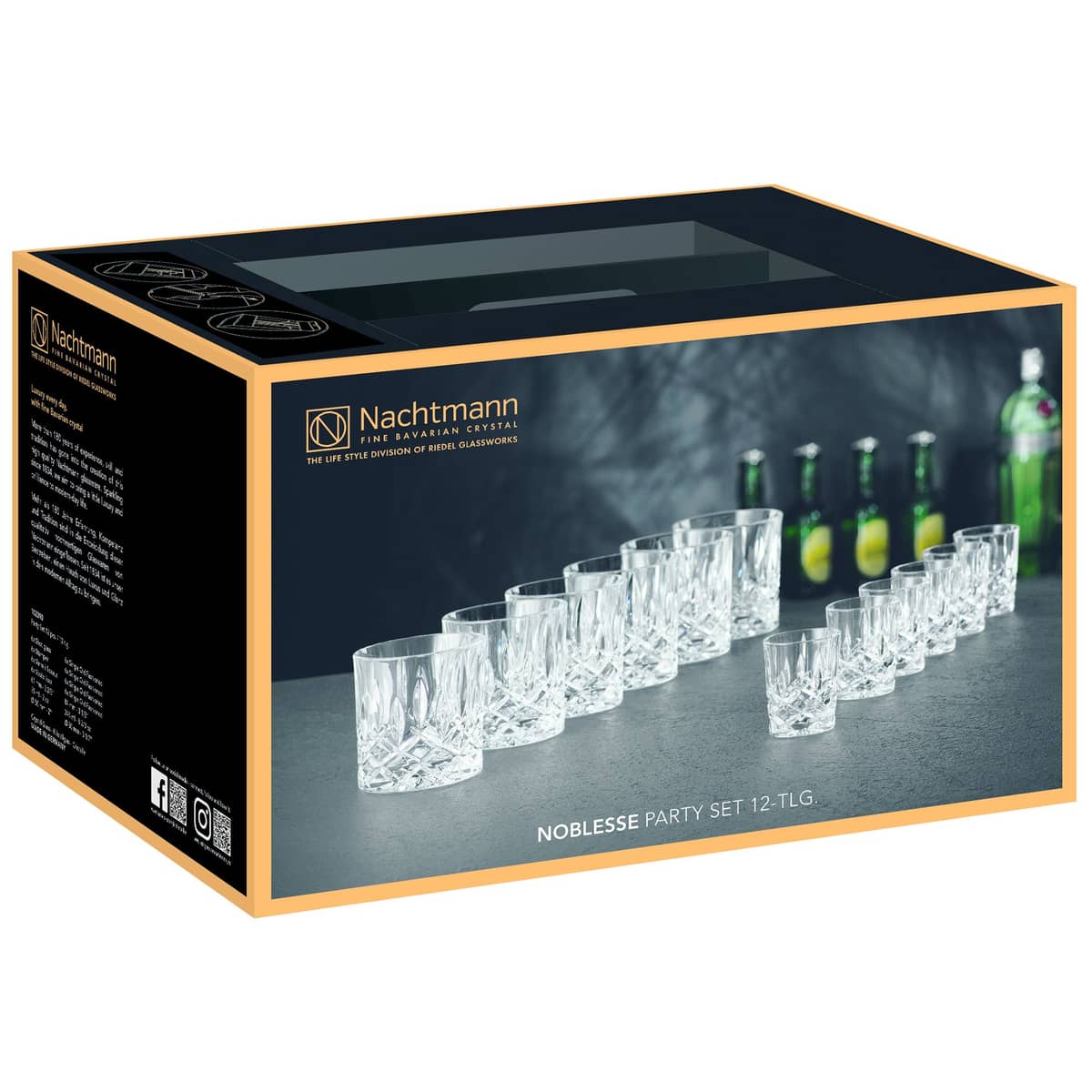 Noblesse tumbler- og shotglas 12 stk.
