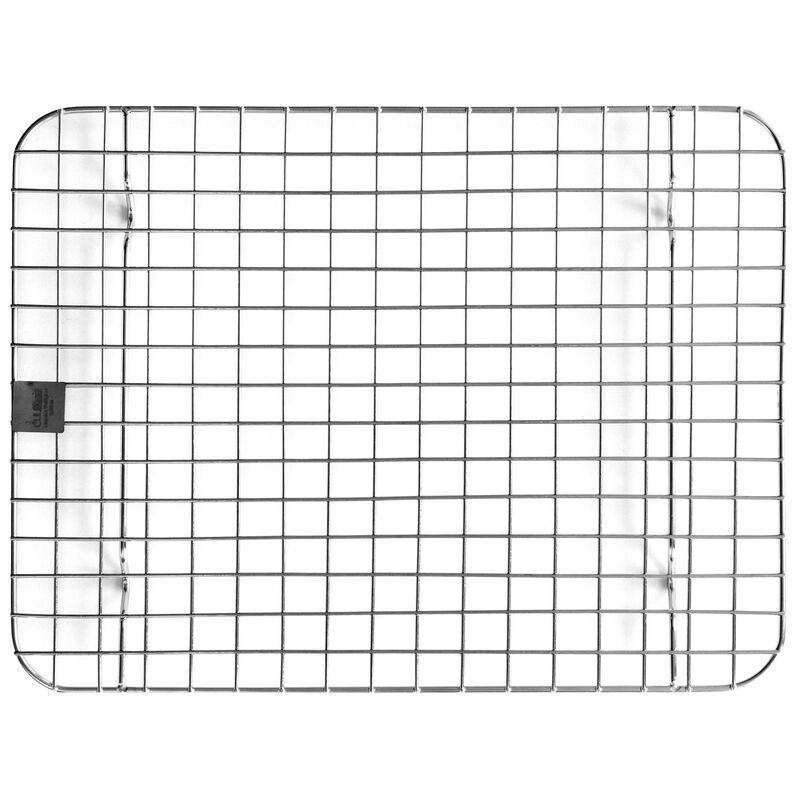 Gastrobleck + galler 26,5x20,5x2,5 cm, rostfritt stål