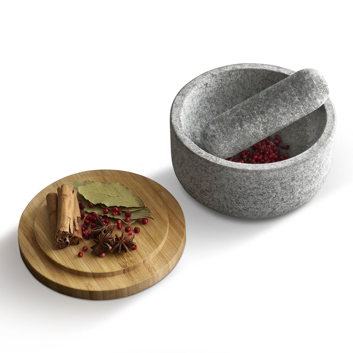 Dash mortel med bambulock 21,5 cm