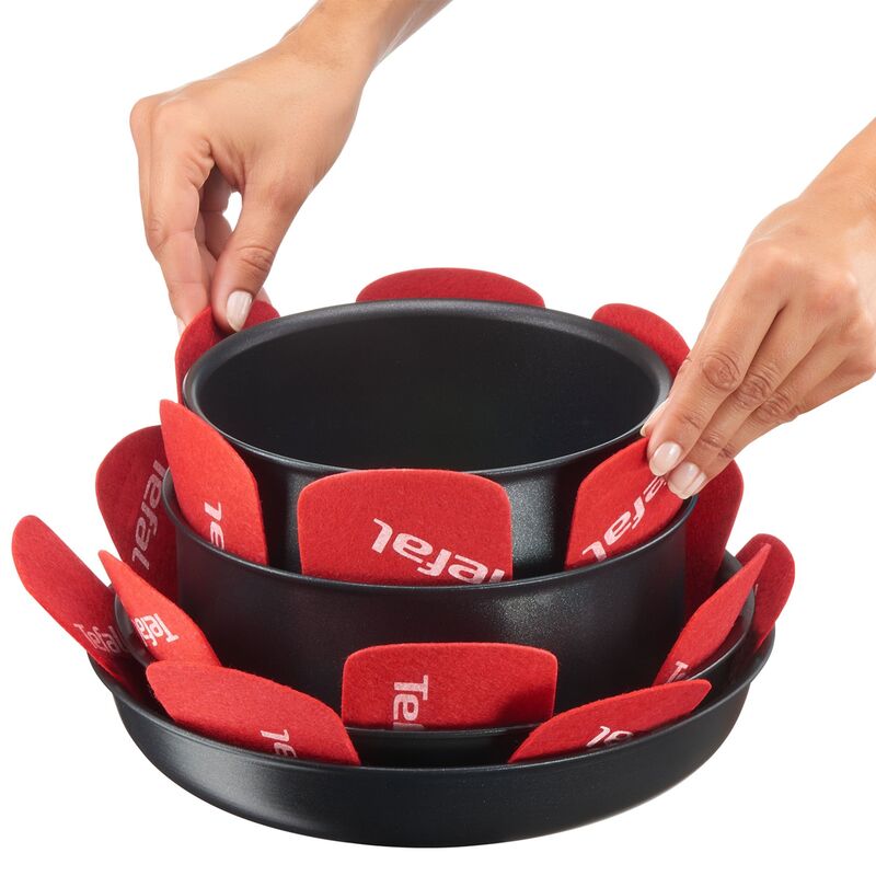 Kokkärlsskydd 4st Ø 38cm Röd