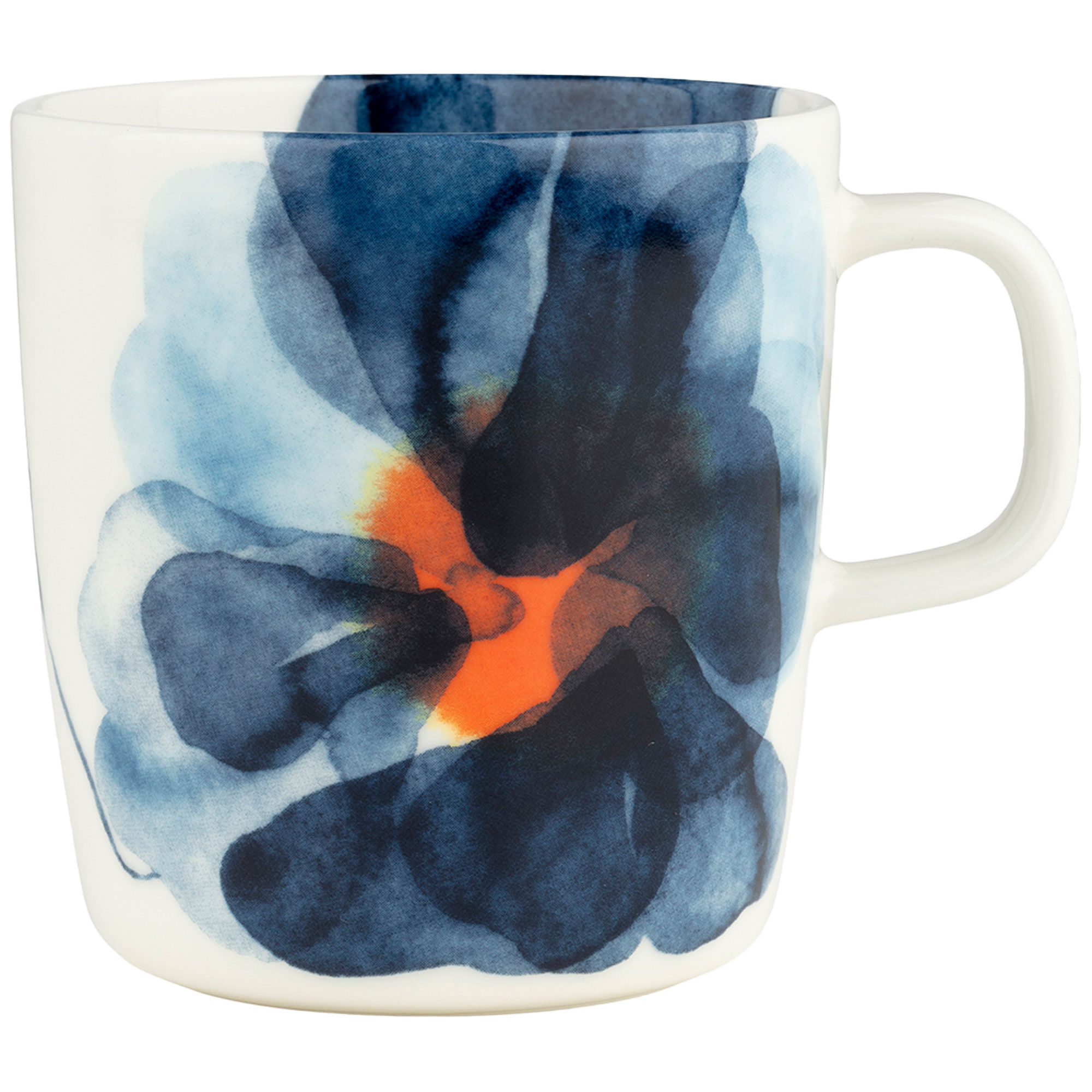 Marimekko Valssi krus 4 dl, white/blue/orange