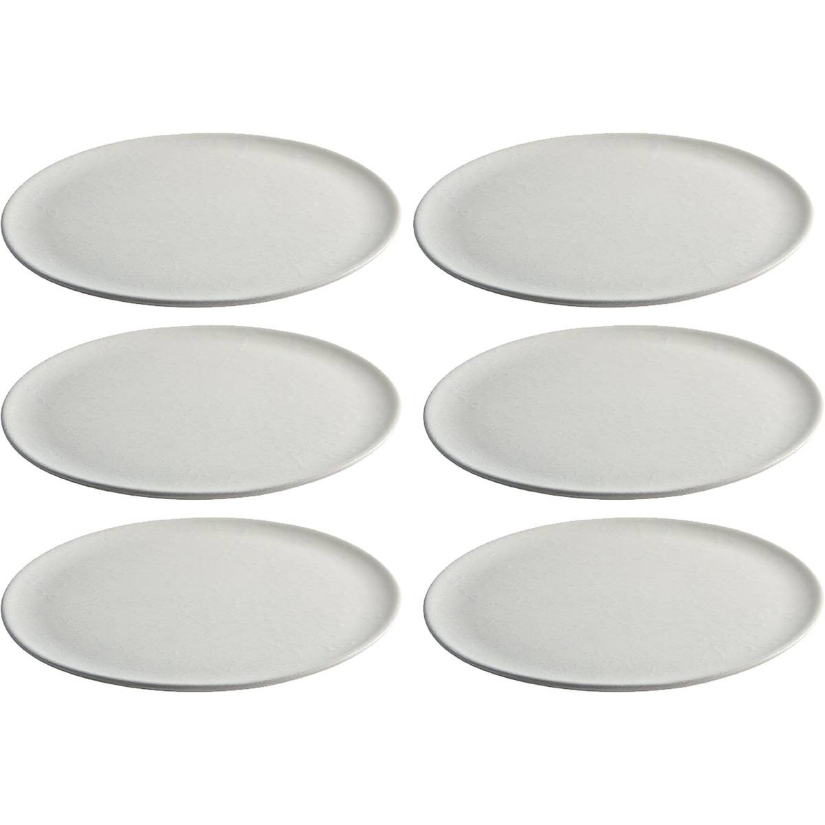 RAW middagstallrik 28 cm, 6 st, arctic white