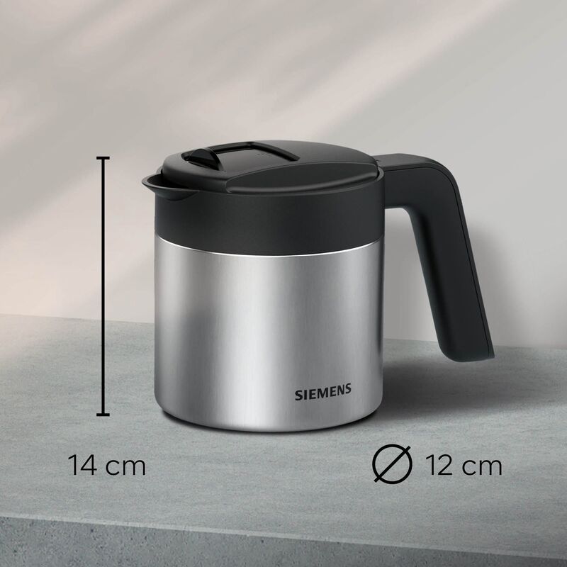 Isolerad kaffekanna för espressomaskin