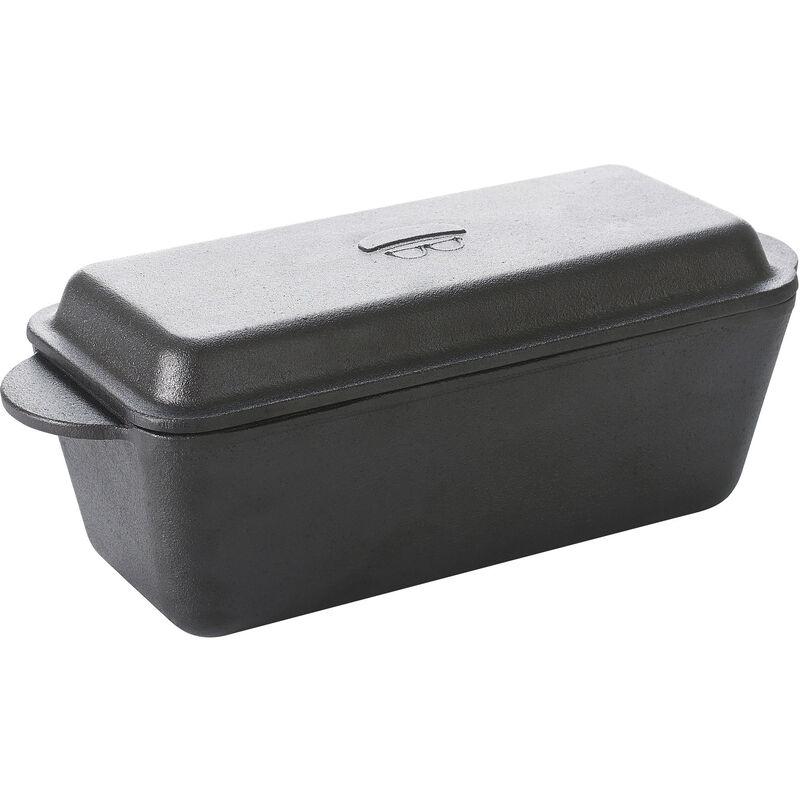 Brødform m/lokk 25x11cm støpejern