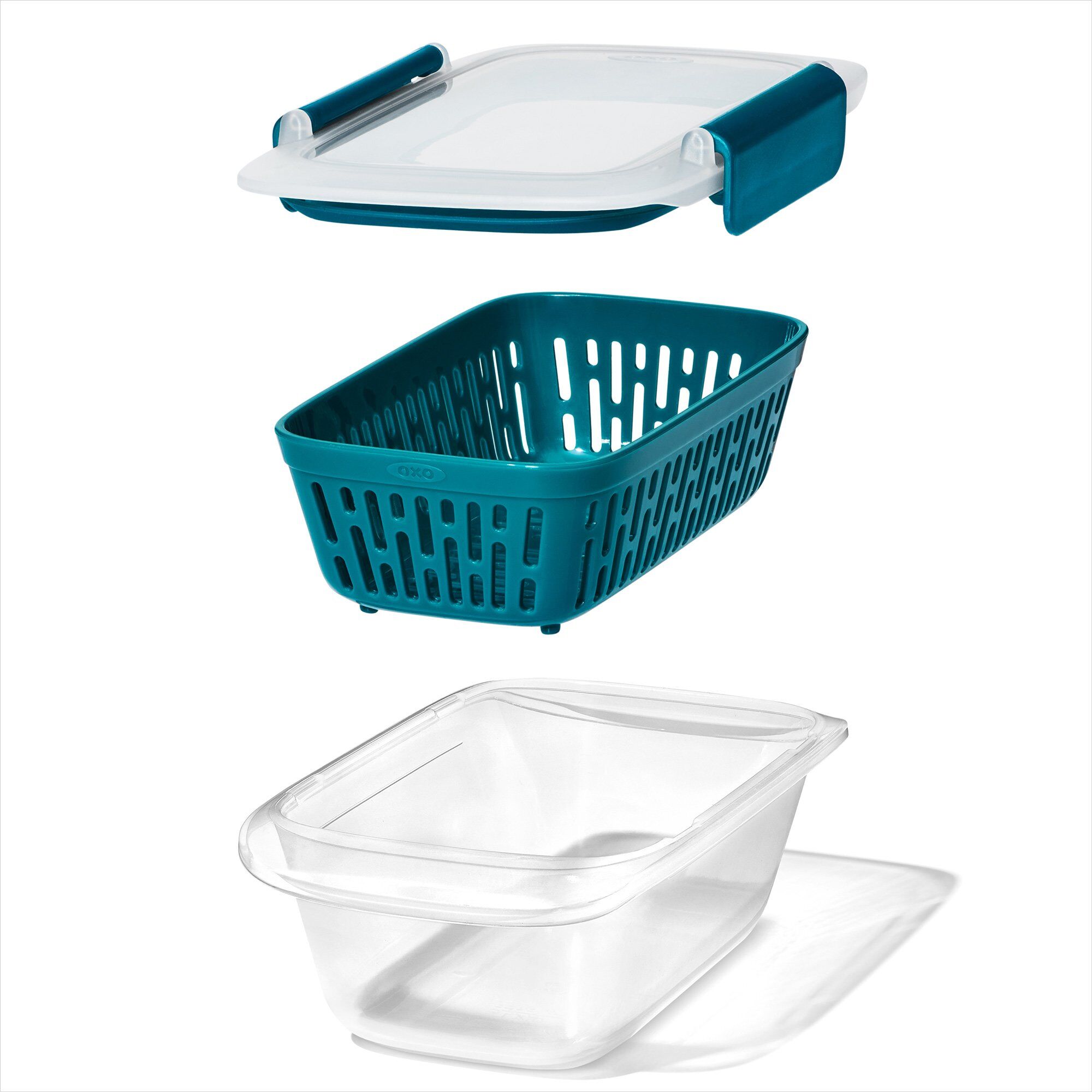 Alternativ bild 1 för OXO Prep & Go behållare med durkslag, 450 ml