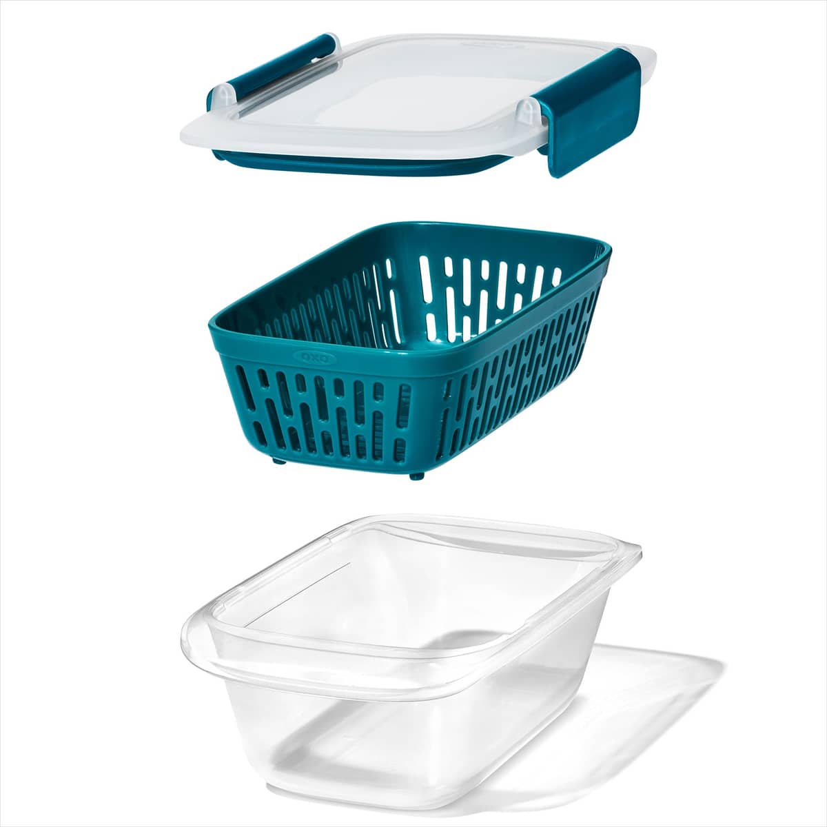 Prep & Go behållare med durkslag, 450 ml