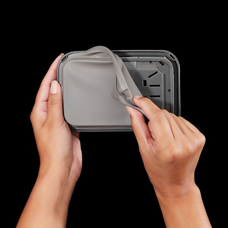 POP rektangulær stål beholder 2,6 liter