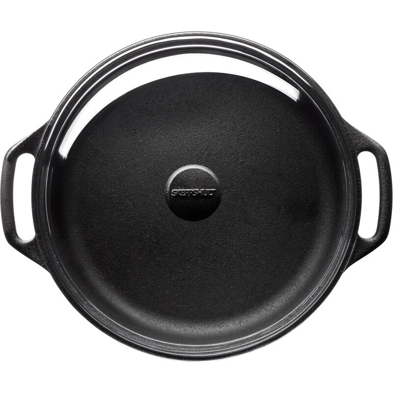 Rund Gryta 5,5 Liter Gjutjärn Glaslock