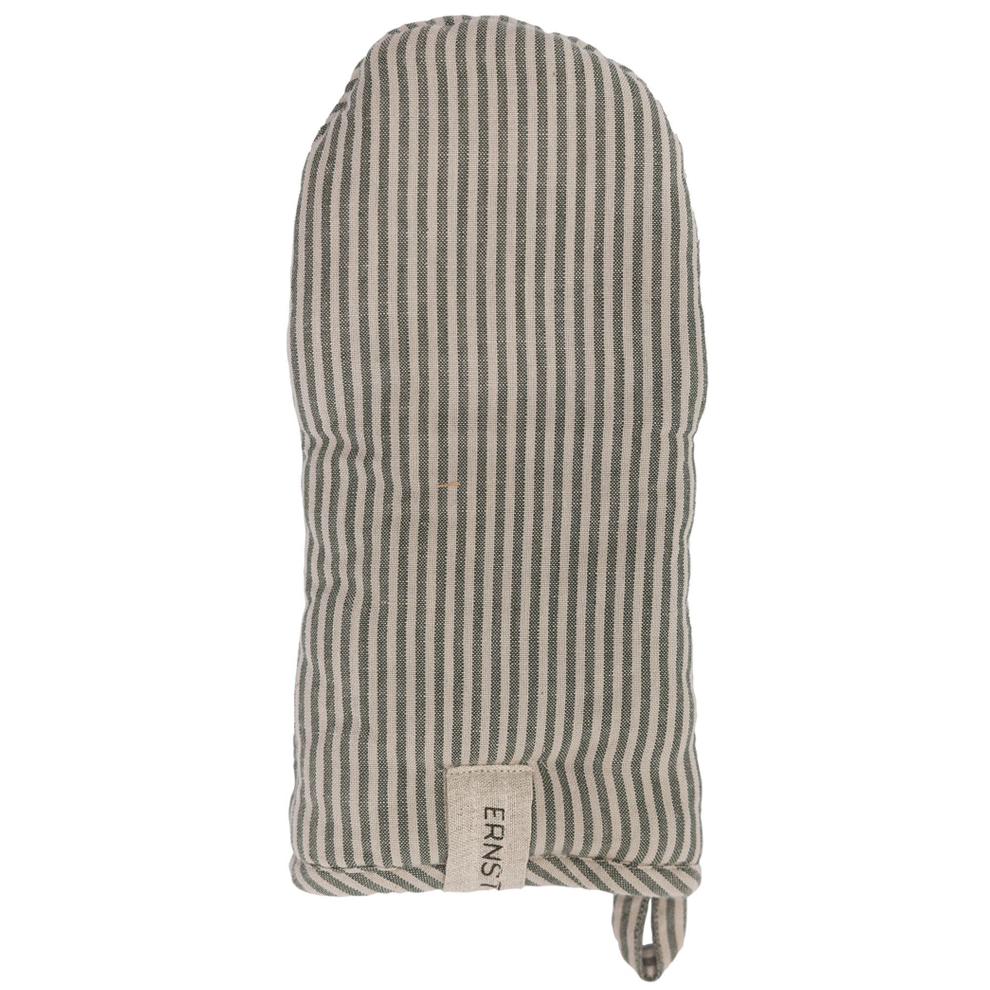 Grytvante randig, grön/beige