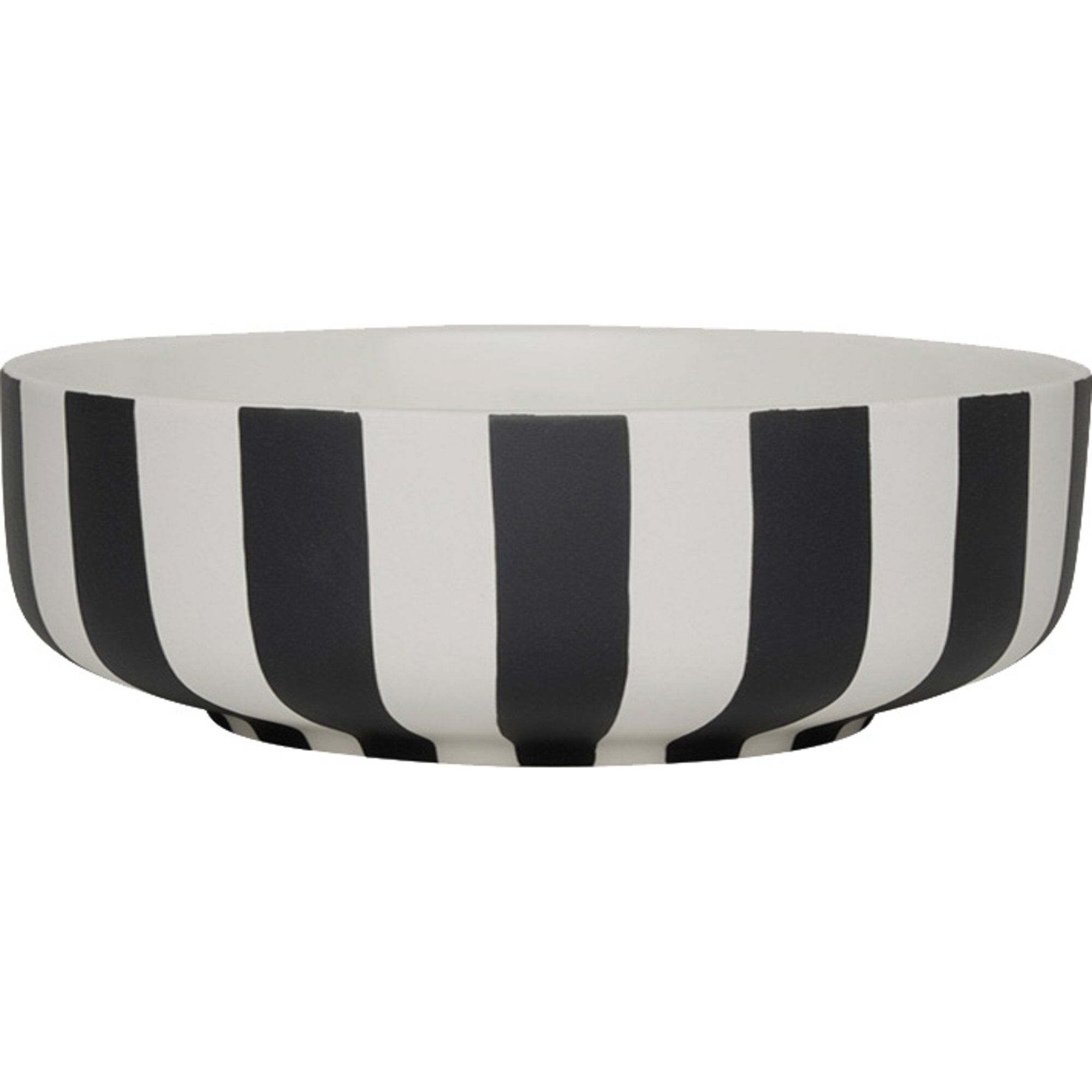 OYOY Toppu skål Ø20 cm Black-white