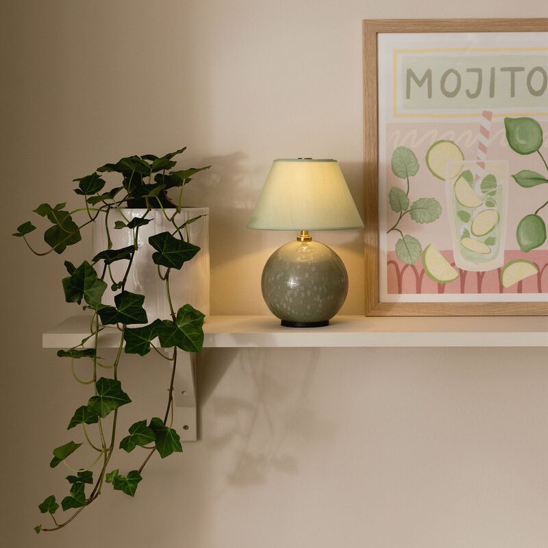 Iris bærbar bordlampe, grønn