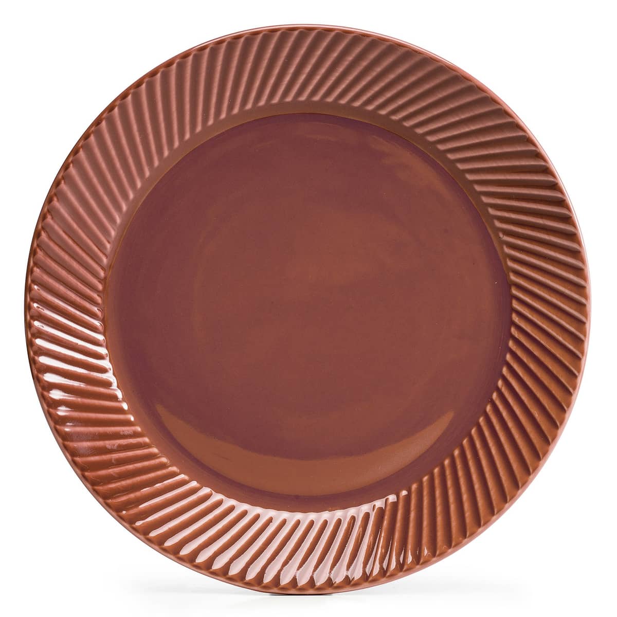 Coffee & More tallerken 20 cm, terracotta