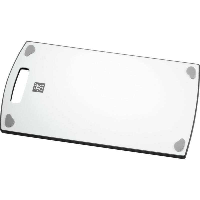 Leikkuulauta PP, 36 x 20 cm, valkoinen-harmaa