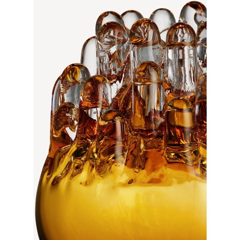 Polar kynttilälyhty 20 cm, amber