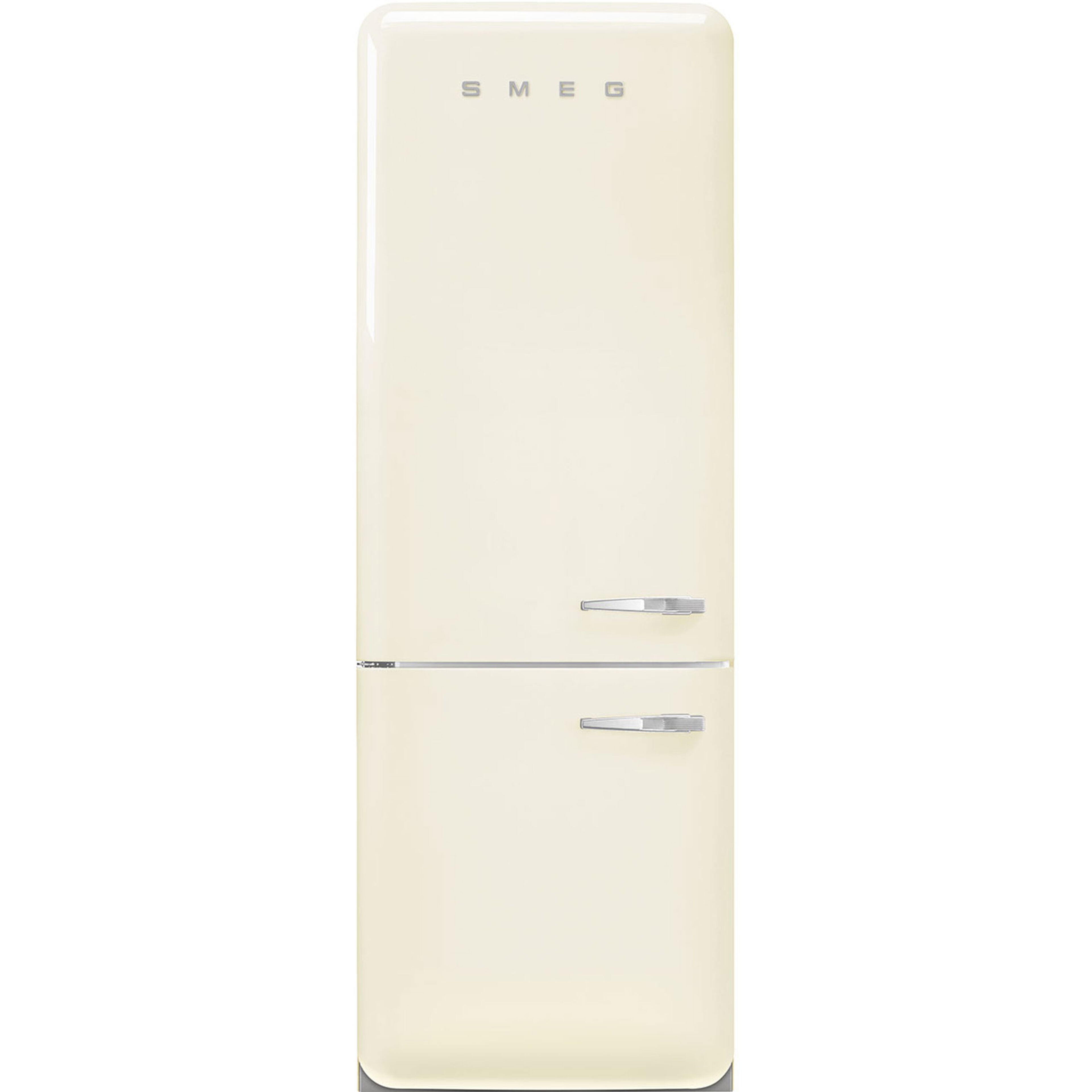 Smeg FAB38LCR6 venstrehængt køle/fryser 70 cm, creme
